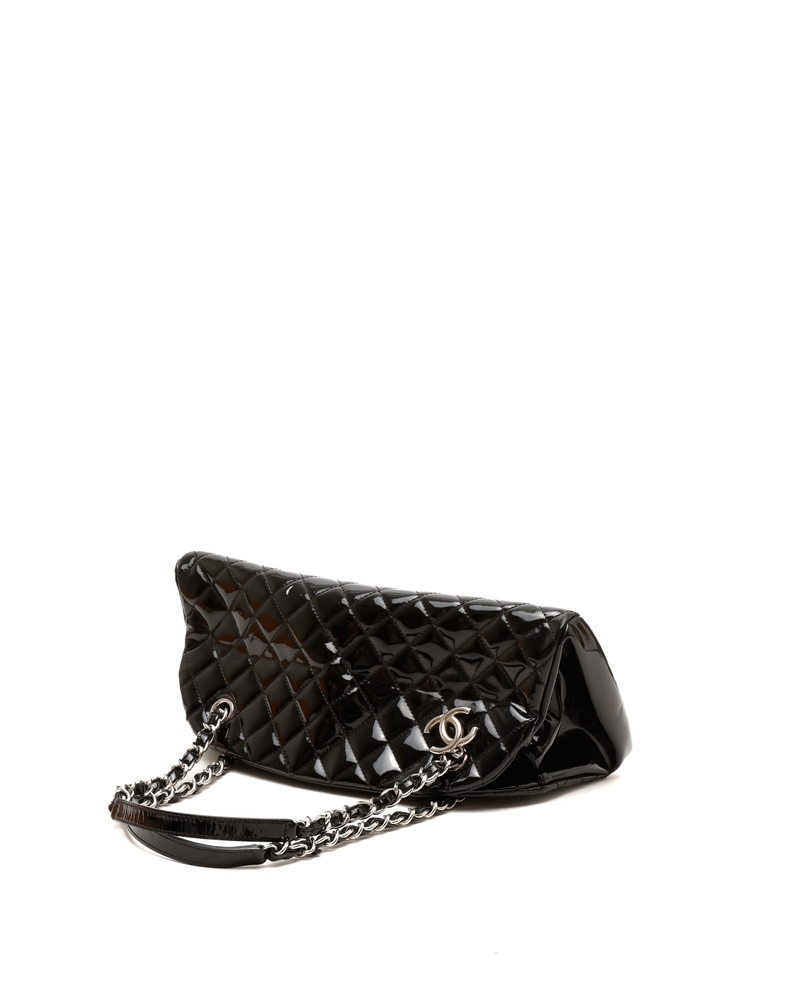 Chanel Patent Just Mademoiselle Bowling Bag