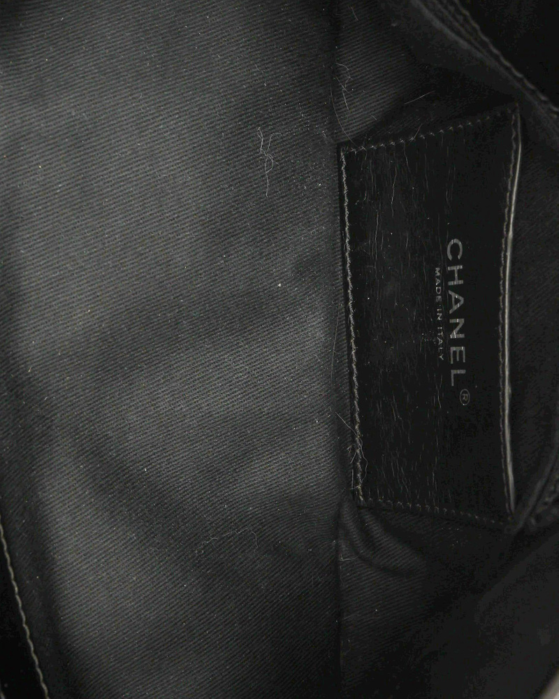 Chanel Patent Just Mademoiselle Bowling Bag
