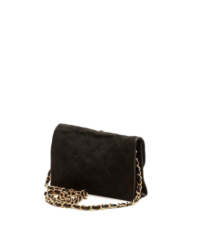 Chanel Suede Tassel Flap Bag