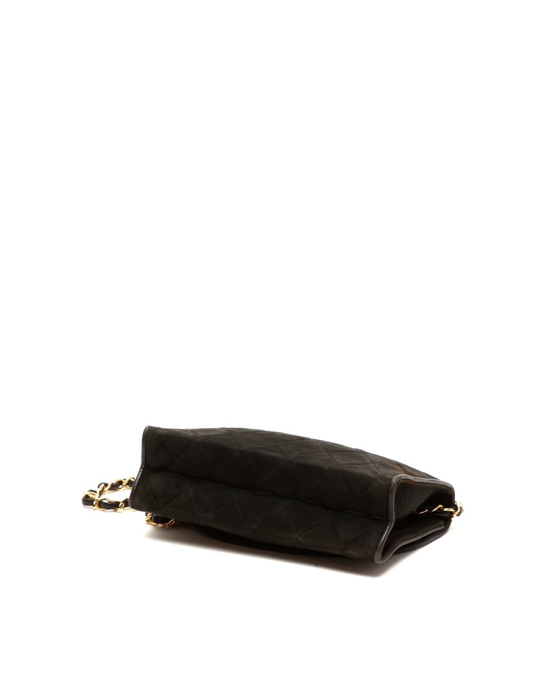 Chanel Suede Tassel Flap Bag