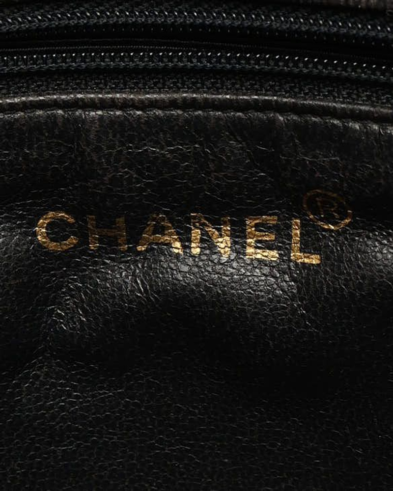 Chanel Coco Mark Caviar Tote Bag