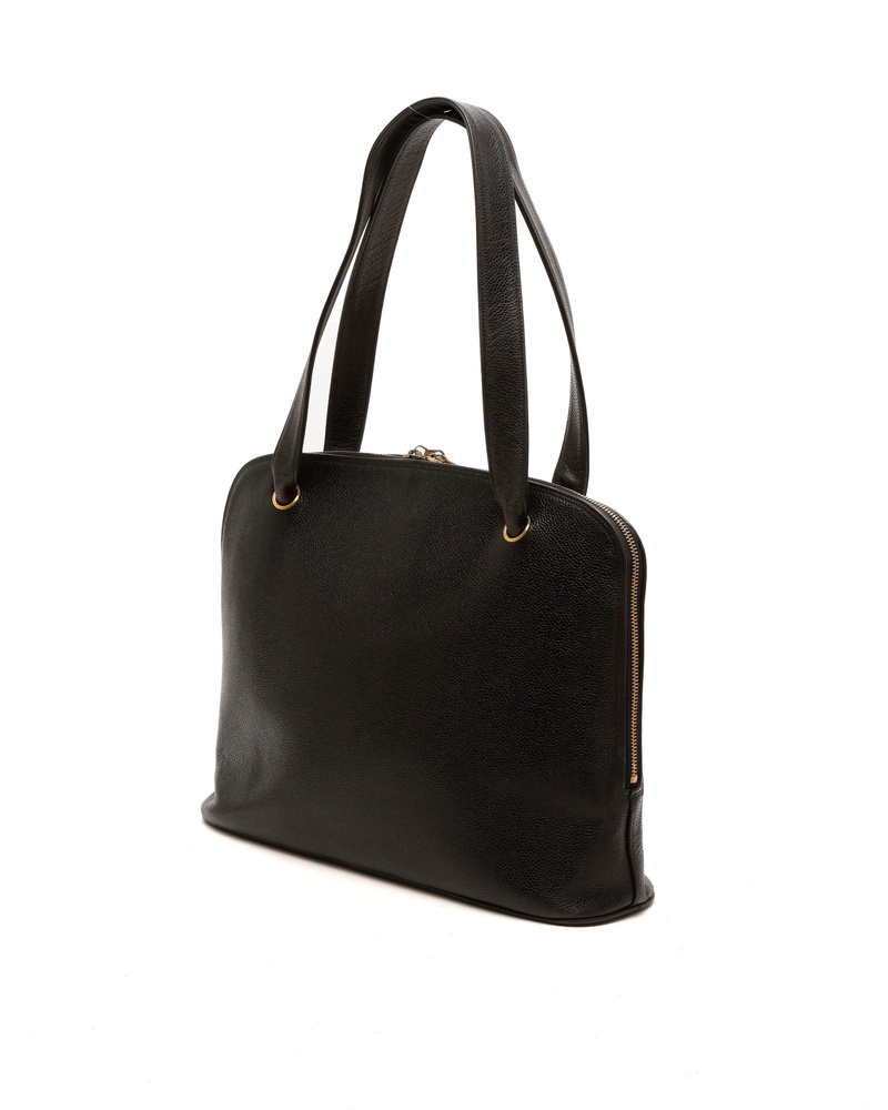 Chanel Coco Mark Caviar Tote Bag