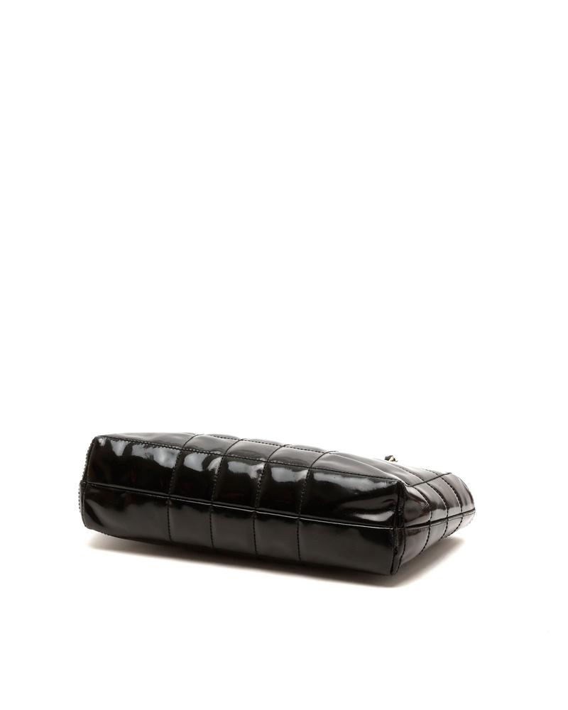 Chanel Patent Chocolate Bar Tote Bag