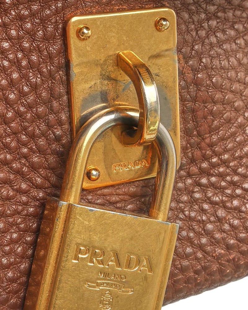 Prada Vitello Daino Bauletto Bag