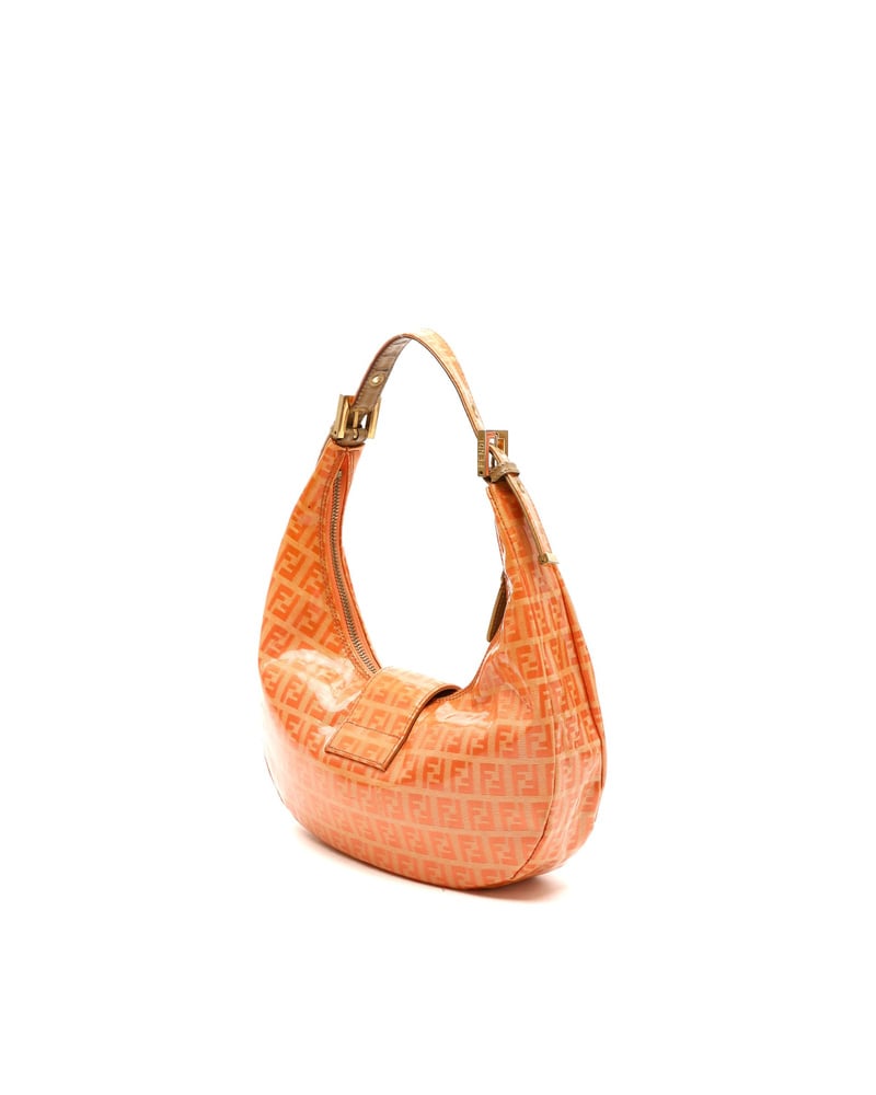 Fendi Zucchino Patent Leather Bag