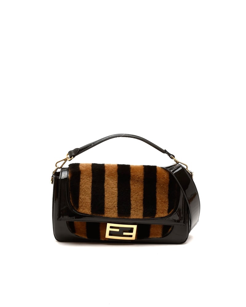 Fendi Shearling Baguette Bag
