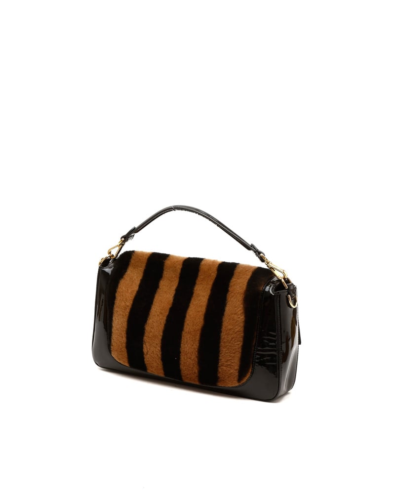 Fendi Shearling Baguette Bag