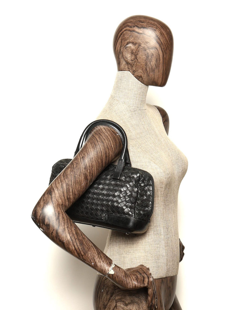 Bottega Veneta Intrecciato Mini Boston Bag