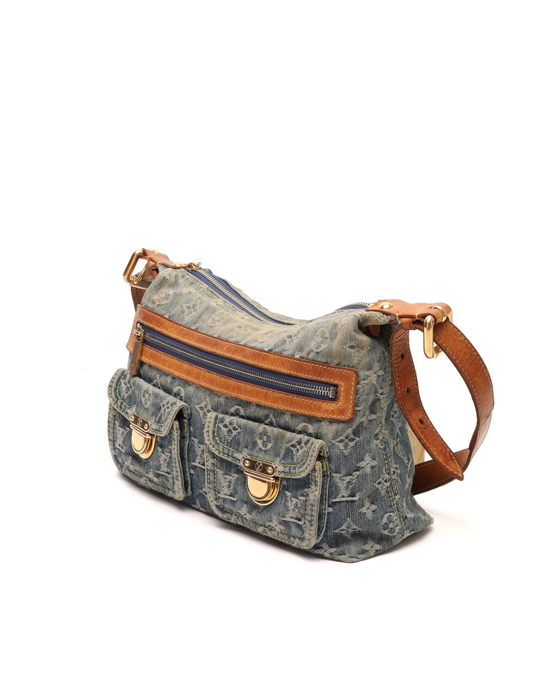 Louis Vuitton Monogram Denim Baggy PM Bag