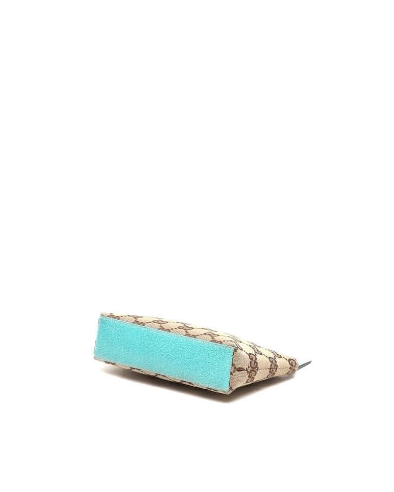 Gucci GG Canva Leather Pouch