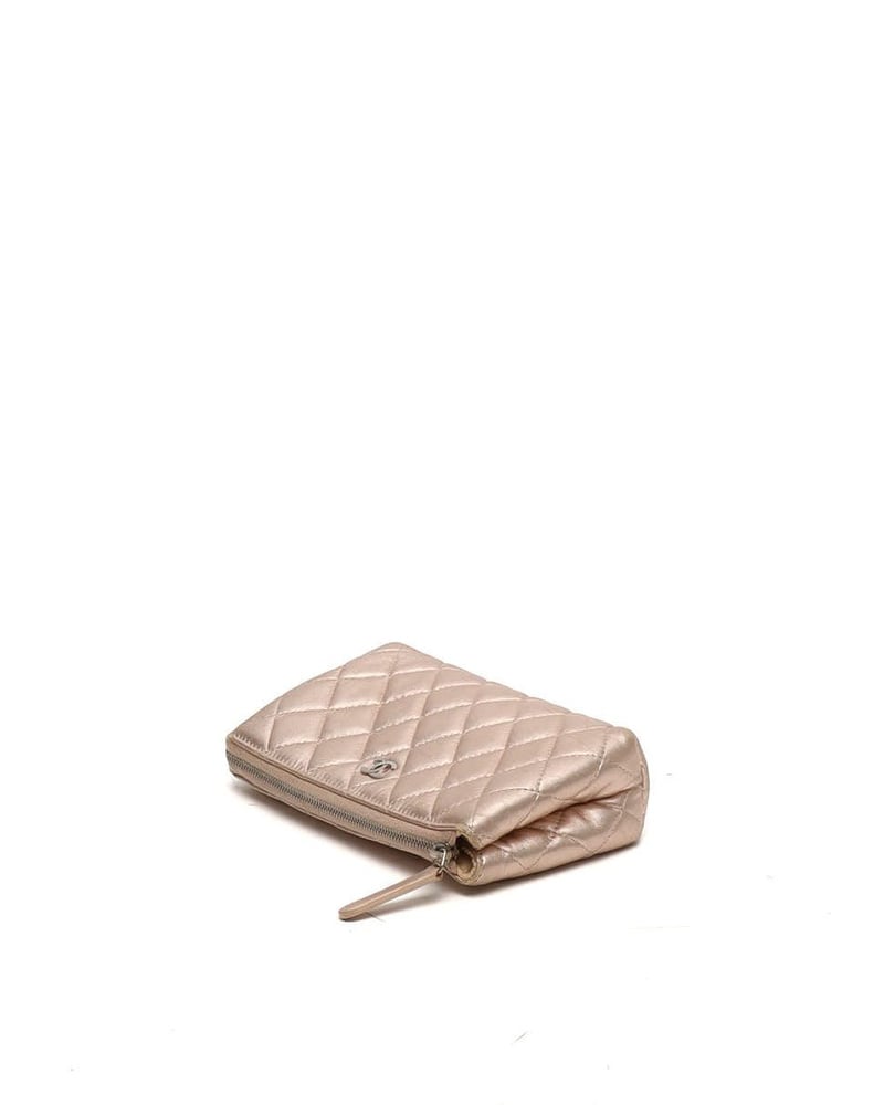 Chanel Coco Mark Metallic Pouch