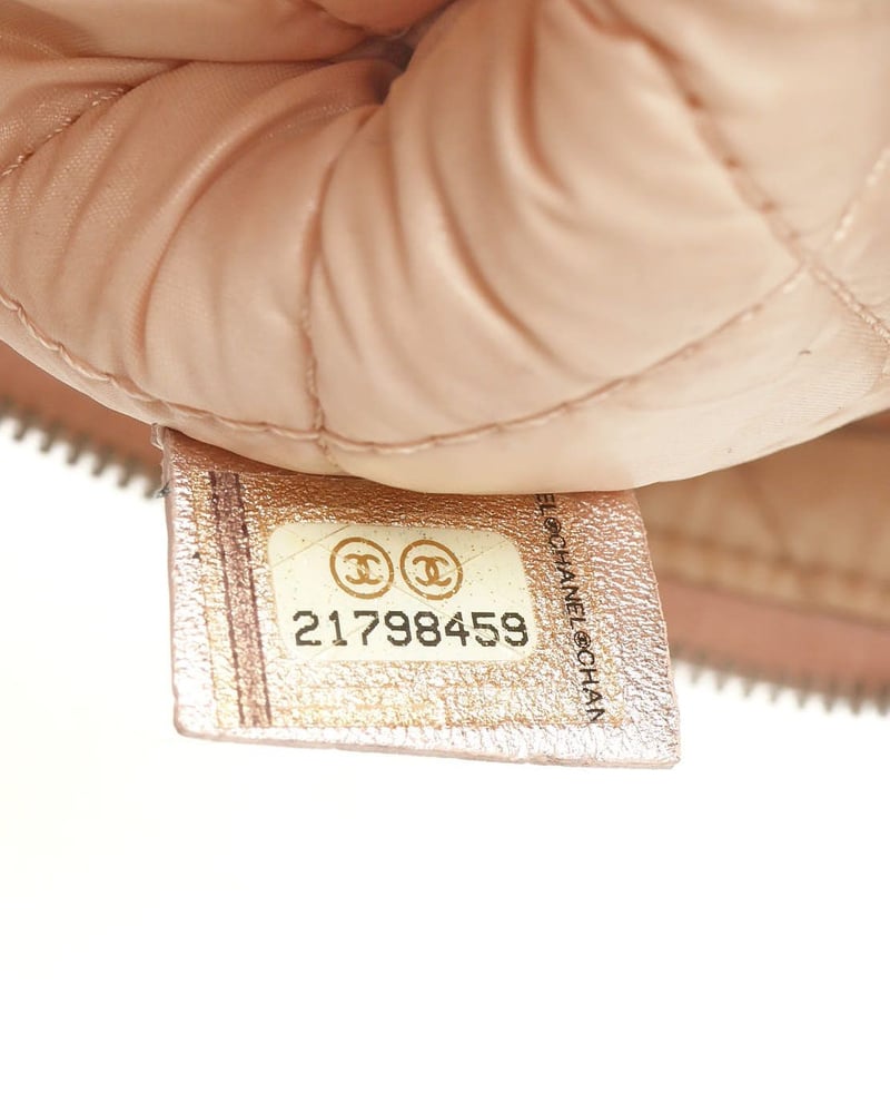 Chanel Coco Mark Metallic Pouch