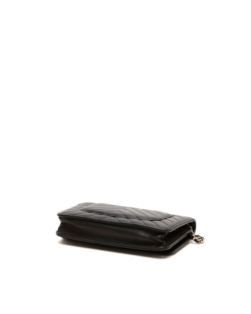 Chanel Chevron Wallet On Chain Bag