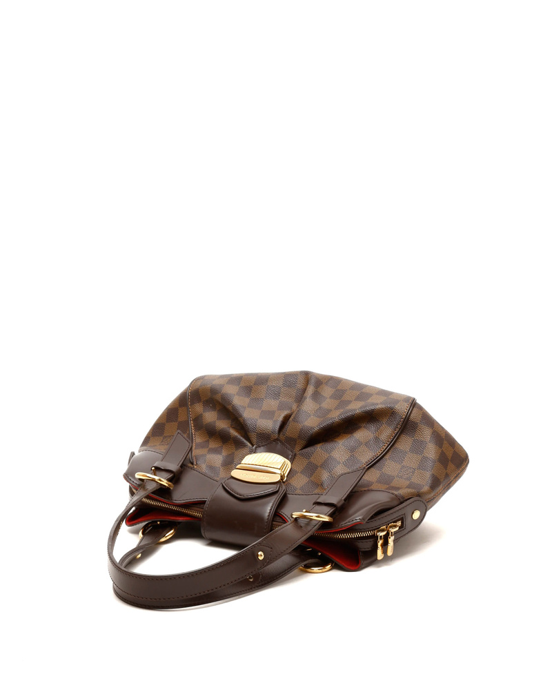 Louis Vuitton Damier Ebene Sistina PM Shoulder Bag