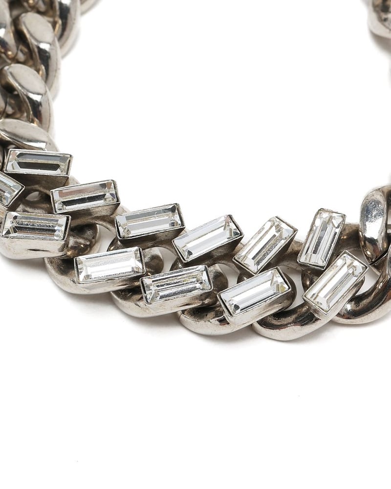 Saint Laurent Rhinestone Chain Bracelet