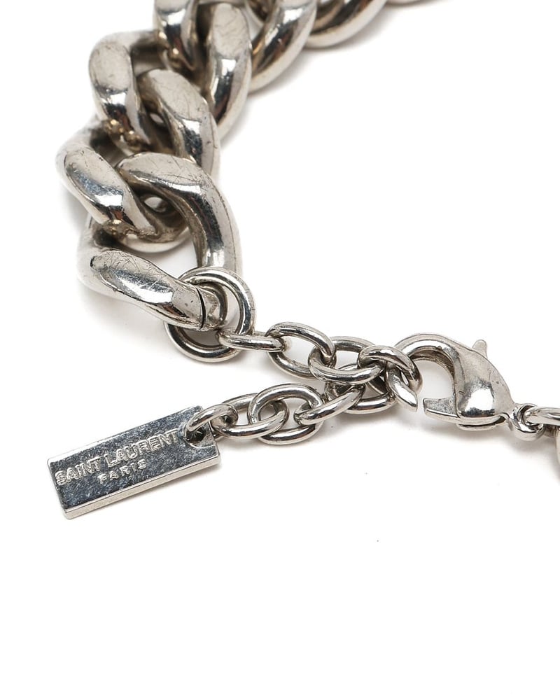 Saint Laurent Rhinestone Chain Bracelet
