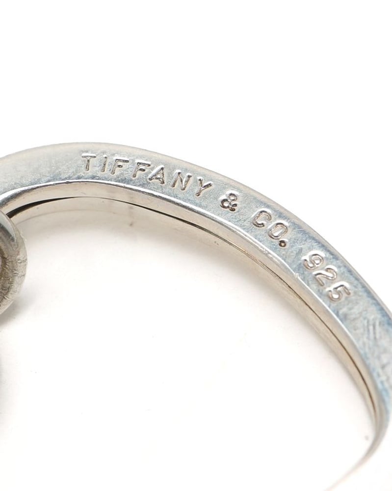 Tiffany & Co Heart Silver Key Ring