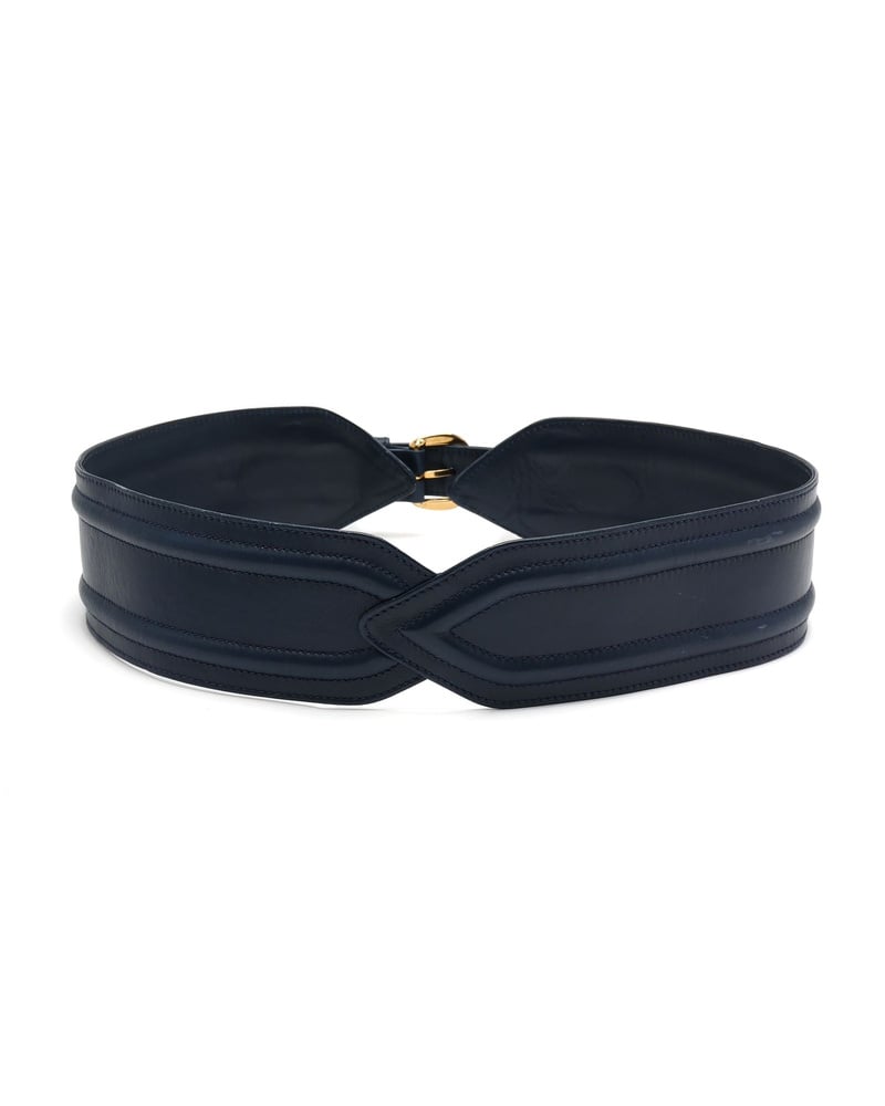 Gucci Leather Waist Belt, Size 75