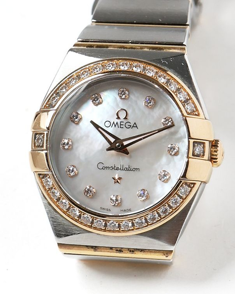 Omega Constellation 24mm 2010 Diamond Watch