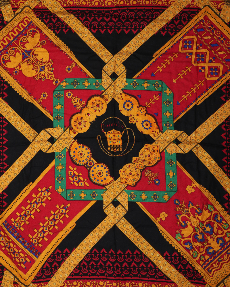 Hermès 140 Brins D'Or Cashmere Silk Scarf