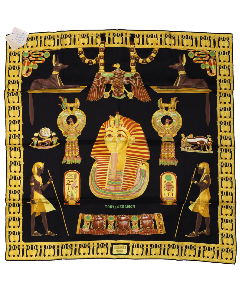 Hermès Carré 70 Tutankhamun Silk Scarf