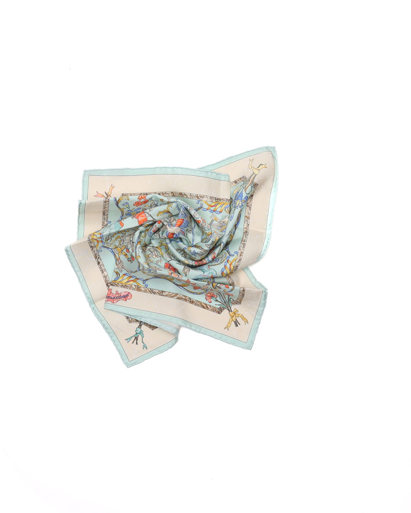 Hermès Carré 42 Pierres d'Orient et d'Occident Silk Scarf