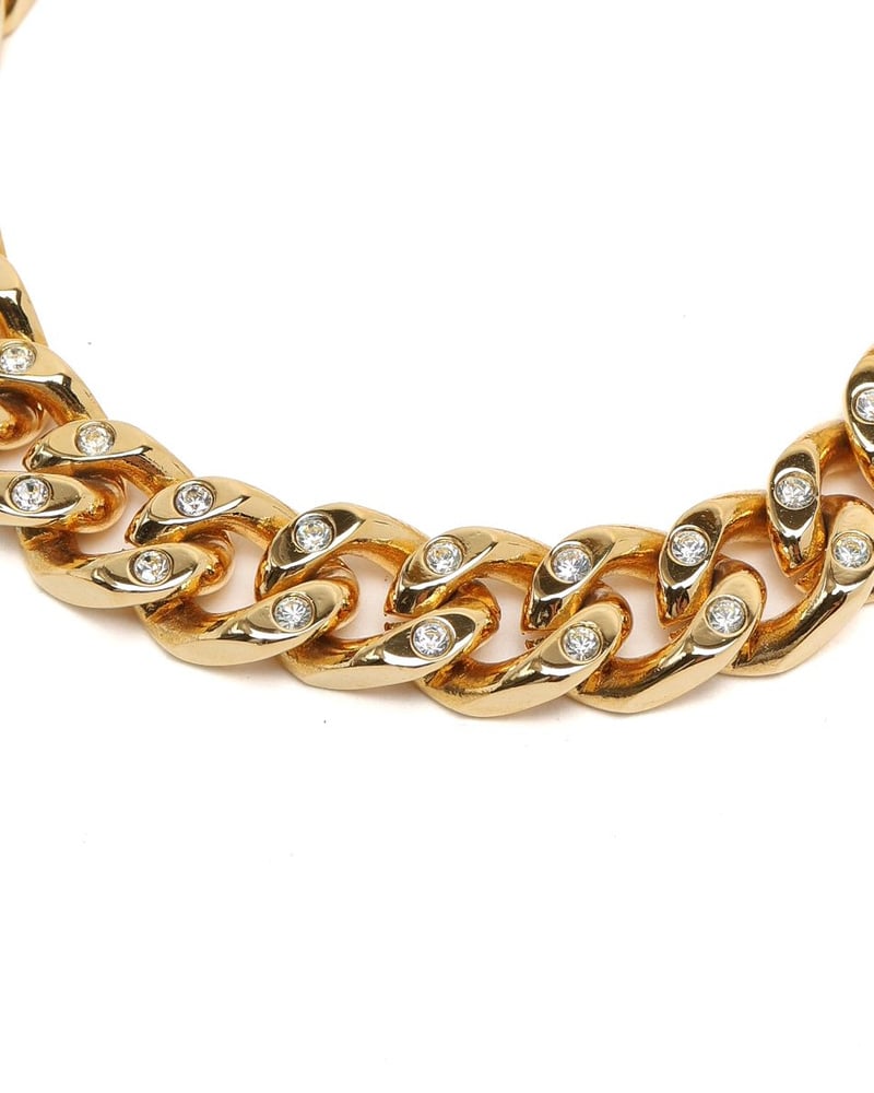 Valentino Marudini Rhinestone Chain Bracelet