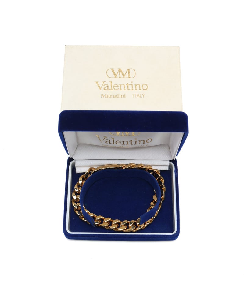 Valentino Marudini Rhinestone Chain Bracelet