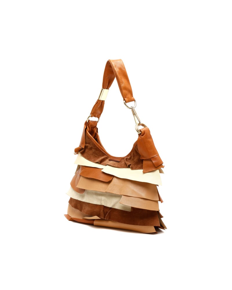 Saint Laurent Rive Gauche Frill Shoulder Bag