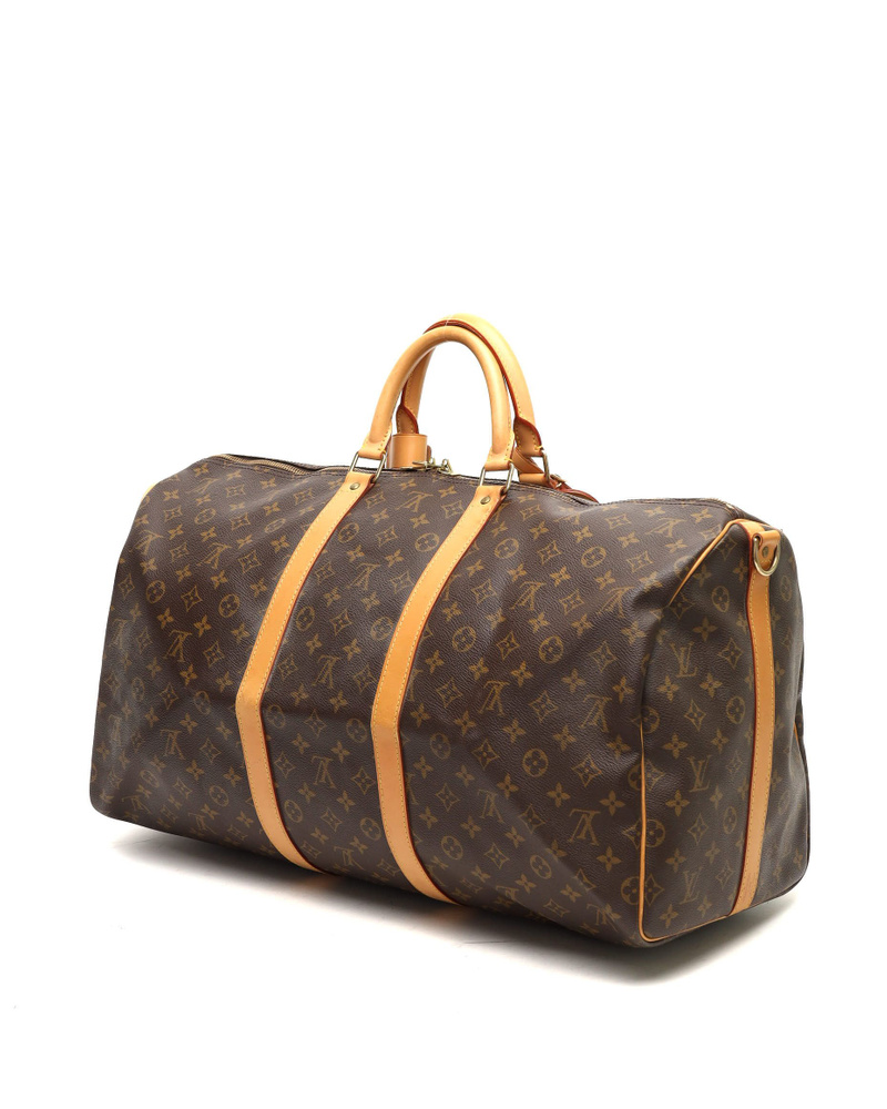 Louis Vuitton Monogram Keepall Bandoulière 55 Weekend Bag