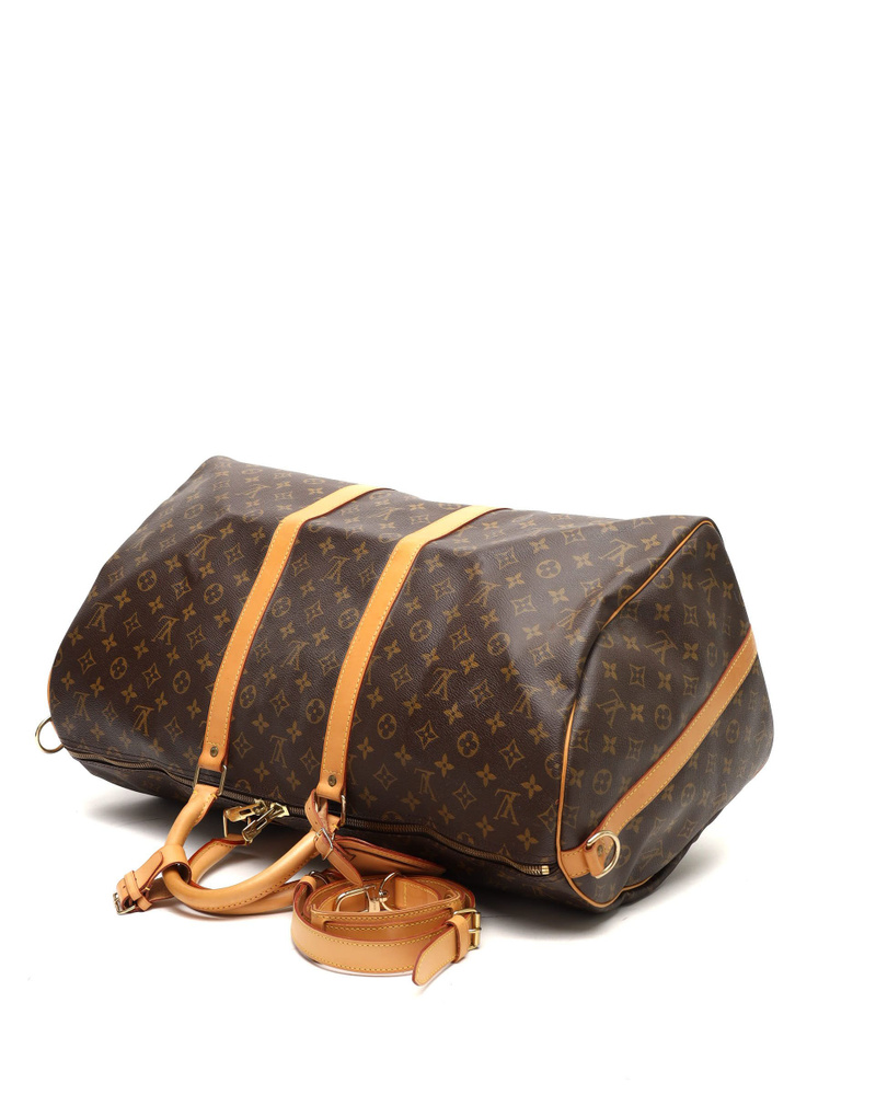 Louis Vuitton Monogram Keepall Bandoulière 55 Weekend Bag