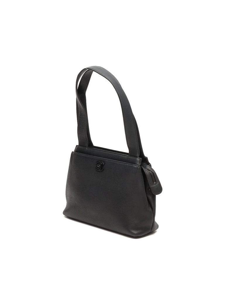 Chanel 1990s Coco Mark Caviar Bag