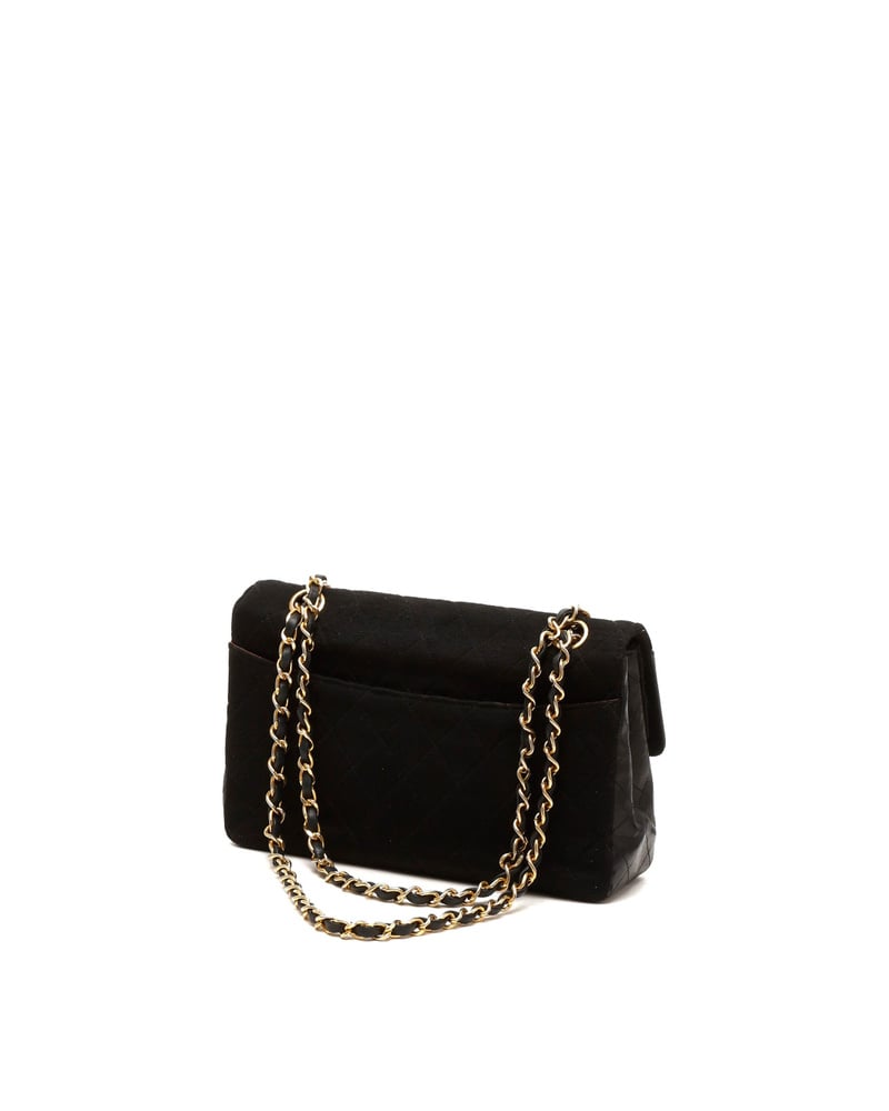 Chanel Vintage Jersey Single Flap Bag