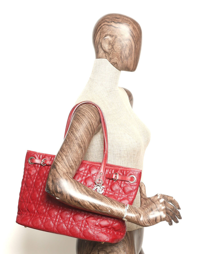 Christian Dior Cannage Tote Bag