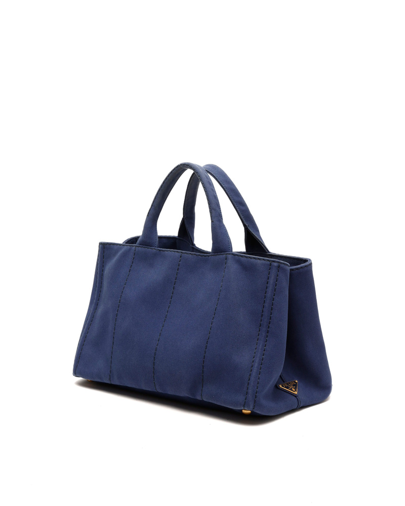 Prada Large Canapa Tote Bag