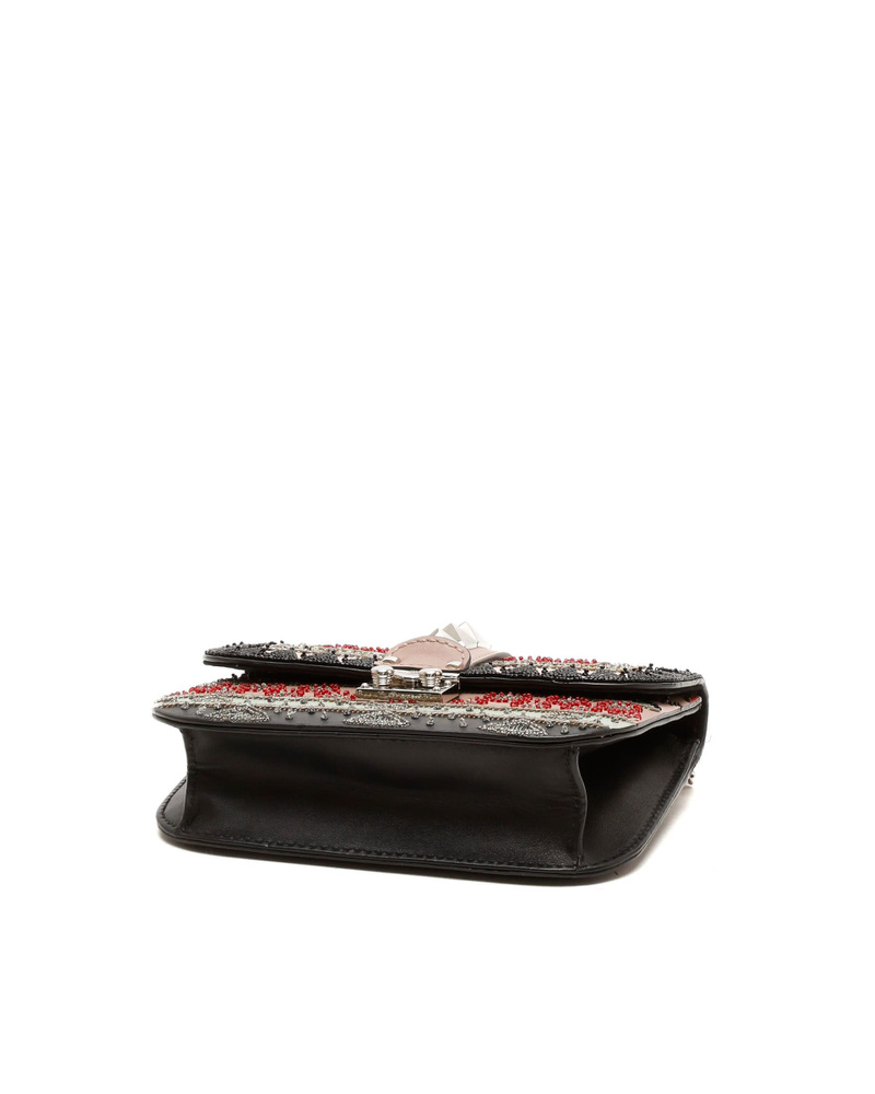 Valentino Garavani Rockstud Glam Lock Beads Bag