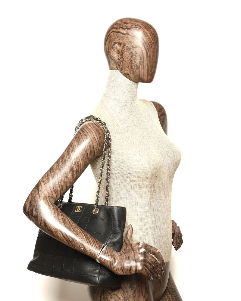 Chanel CC Choco Bar Chain Tote Bag