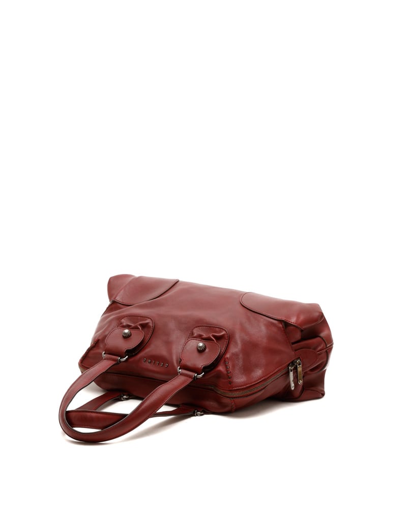 Céline Leather Tote Bag