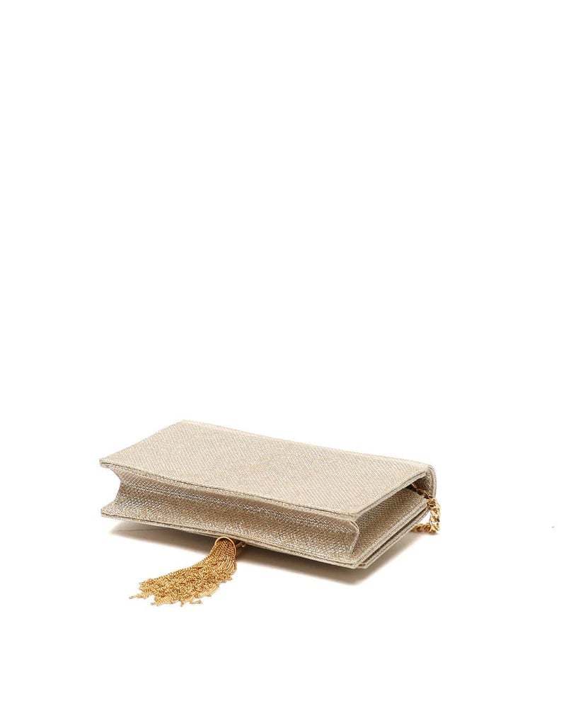 Saint Laurent Glitter Kate Tassel Bag