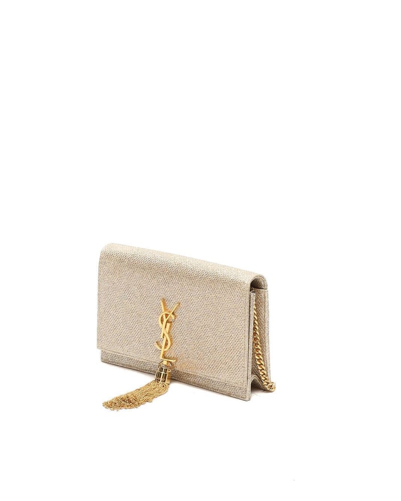 Saint Laurent Glitter Kate Tassel Bag