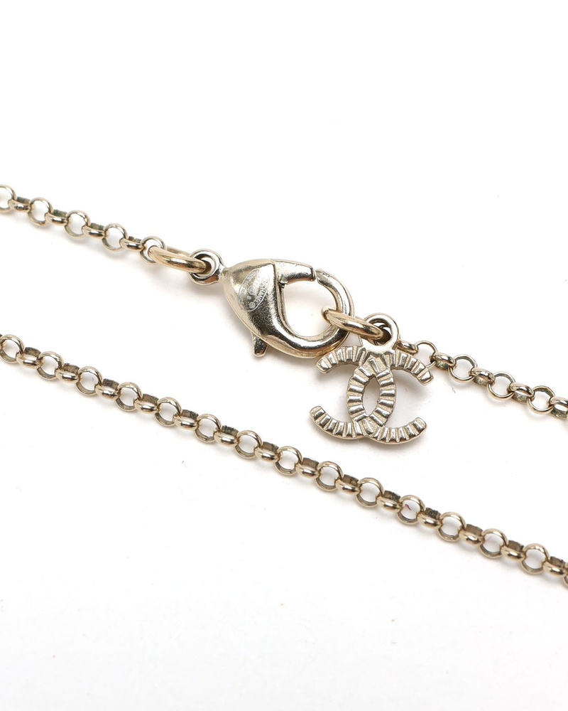 Chanel Coco Mark Pearl Necklace