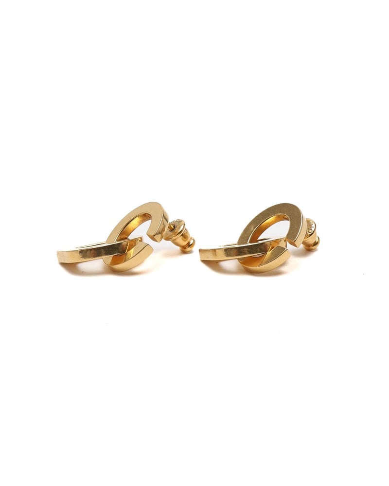 Christian Dior CD Dangling Earrings