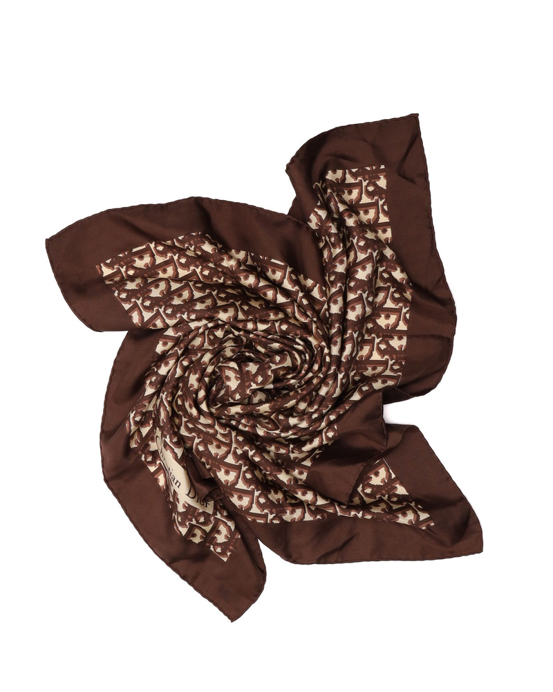 Christian Dior 80 Trotter Silk Scarf