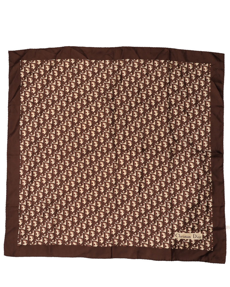 Christian Dior 80 Trotter Silk Scarf