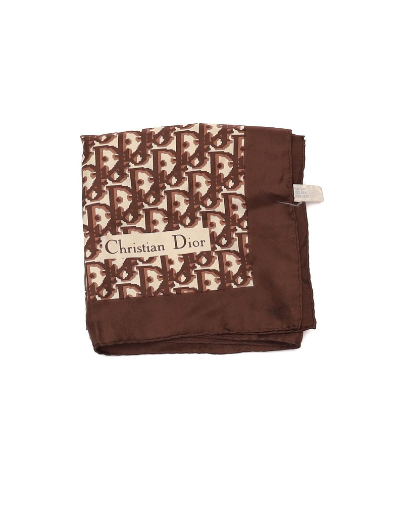 Christian Dior 80 Trotter Silk Scarf
