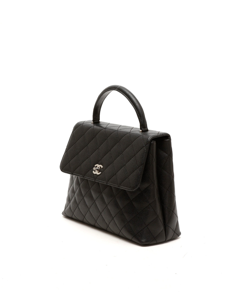 Chanel Caviar Kelly Top Handle Bag