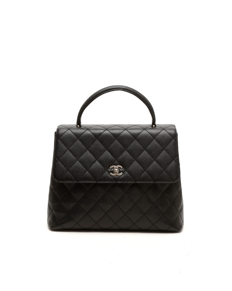 Chanel Caviar Kelly Top Handle Bag