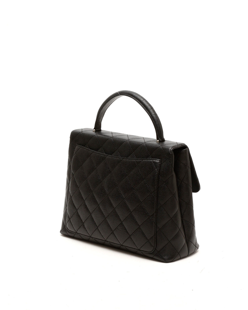 Chanel Caviar Kelly Top Handle Bag