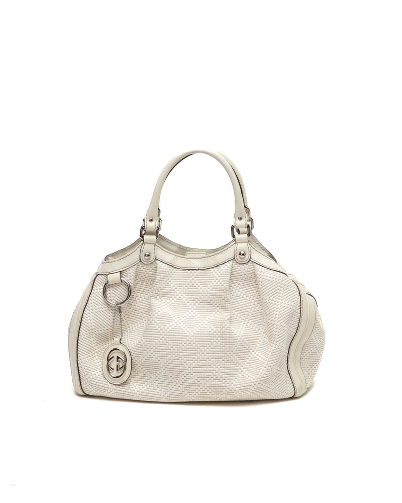 Gucci Woven Guccissima Sukey Tote Bag