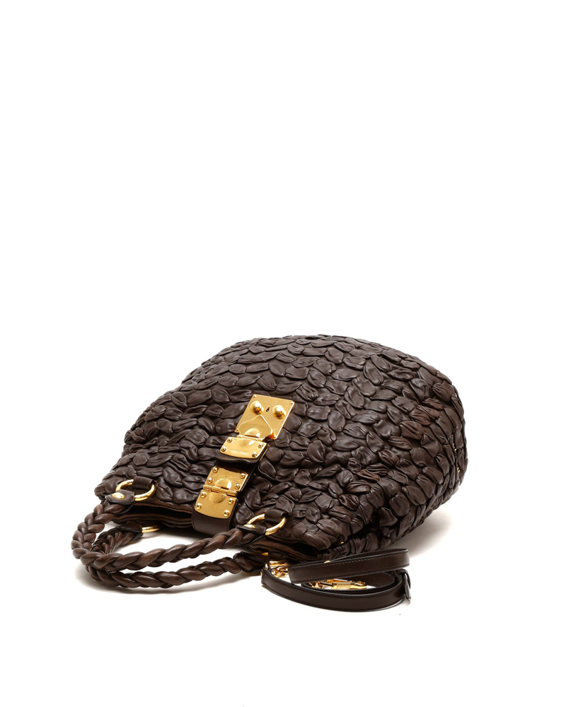 MIU MIU Matelasse Lux Bauletto Tote Bag